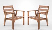 House of Woods | Set van 2 tuinstoelen Atlanta