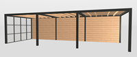 Hillhout Douglas Buitenverblijf Allure 900 x 350