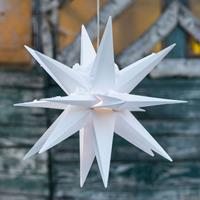 Sterntaler LED-decoratie-ster, 18-punten, Ø 25 cm, wit