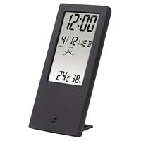 Hama TH-140 Black Battery - Weather Station (Black, Indoor Hygrometer, Indoor Thermometer, 20-90%, 0-50°C, F,C, Battery)