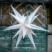 Sterntaler Decoratie-ster XXL buiten, 18-punten, Ø 80 cm wit