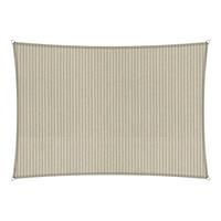 Shadow Comfort Rechthoek 4x5 Sahara Sand Met Rvs Bevestigingsset