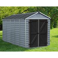 Praxis Palram tuinhuisje SkyLight donkergrijs 185,4x378,6x217cm 6,6m² (5,3m²)