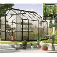 Vitavia Broeikas Jupiter Maat 8300 Gepoedercoat Aluminium Zwart Polycarbonaat Beglazing (hkp) 4mm