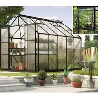 Vitavia Broeikas Jupiter Maat 8300 Gepoedercoat Aluminium Zwart Polycarbonaat Beglazing (hkp) 6mm