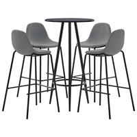 5-delige Barset Stof Taupe