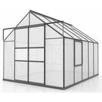 Vitavia Gewächshaus 'Meridian 2 8300' anthrazit 8,3 m² 4 mm HKP