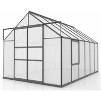 Vitavia Gewächshaus 'Meridian 2 9900' anthrazit 9,9 m² 4 mm HKP