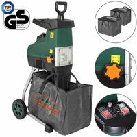 Stille hakselaar 2.800W met 2 opvangzakken van elk 60 liter