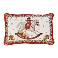 Villeroy & Boch Toy's Fantasy Wendekissen Gobelin Spielzeuge - 70% Baumwolle 30% Polyester 32x48 cm