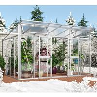 Vitavia Gewächshaus Aura 11500 weiß 3 mm ESG, 10 mm HKP