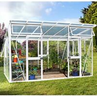 Vitavia Serre Aphrodite Maat 11500 Wit Geanodiseerd Aluminium Gehard Veiligheidsglas (vt) + 10mm Polycarbonaat (pc)