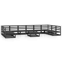 vidaXL 11-delige Loungeset massief grenenhout