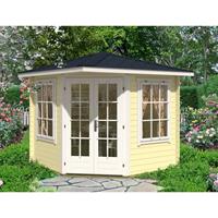 Alpholz 5-hoekig Tuinhuis model Sunny-C