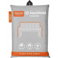 SIENA GARDEN AquaShield Bankhülle 2er 130x75xH65/85cm hellgrau, 100% Polyester