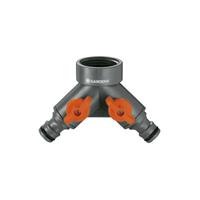 Gardena 2-Wege-Umlenker Für 26,5 mm G 3/4' und 21 mm 1/2' Gewindebohrer - 940-26 - 