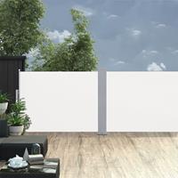 vidaXL Windscherm uittrekbaar 120x1000 cm crème