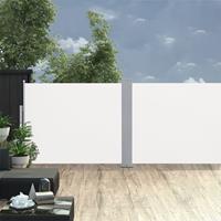 vidaXL Windscherm uittrekbaar 140x1000 cm crème