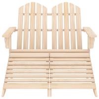 vidaXL Tuinstoel 2-zits Adirondack met voetenbank vurenhout