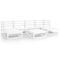 vidaXL 7-tlg. Garten-Lounge-Set Kiefer Massivholz 