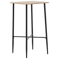 vidaXL 5-delige Barset kunststof wit