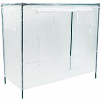 Vitavia Hochbeetabdeckung 'Eckig M' transparent M / 118 x 55 x 95 cm - 