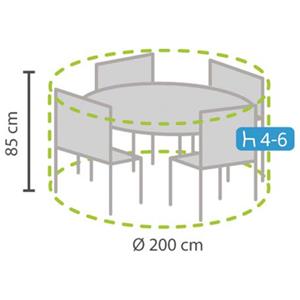 Perel Buitenhoes Voor Ronde Tuinset -Ø 200 Cm