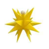 Sterntaler LED ster voor binnen 18-punten, Ã 12 cm geel