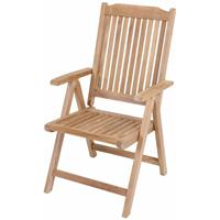 HARMS Hochlehner SOLO,Teak,5-fach verstellbar B-grade unbehandelt Maschinenproduktion 940125