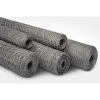 FLOORDIREKT Drahtzaun verzinkt Kaninchendraht Maschenweite: 25 mm Höhe: 100 cm Länge: 10 m