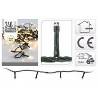 3x Kerstverlichting Warm Wit Buiten 240 Lampjes ed Lichtsnoer