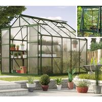 Vitavia Broeikas Jupiter Maat 8300 Gepoedercoat Aluminium Smaragd Polycarbonaat Beglazing (hkp) 4mm