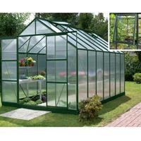 Vitavia Broeikas Jupiter Maat 11500 Gepoedercoat Aluminium Smaragd Polycarbonaat Beglazing (hkp) 4mm