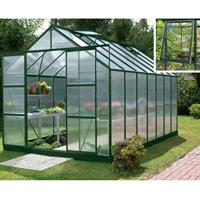 Vitavia Broeikas Jupiter Maat 11500 Gepoedercoat Aluminium Smaragd Polycarbonaat Beglazing (hkp) 6mm