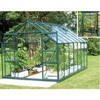 Vitavia Broeikas Jupiter Maat 11500 Gepoedercoat Aluminium Smaragd Polycarbonaat Beglazing (esg) 3mm
