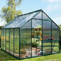 Vitavia Gewächshaus 'Meridian 1 8300' smaragd grün 8,3 m² 6 mm HKP - 