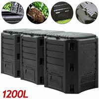Generic Compostbak zwart 1200L 198x72x83cm