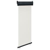 vidaXL Balkonscherm 65x250 cm crèmekleurig