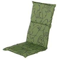 Hartman kussens Textileenkussen hoge rug   Faces green