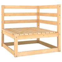 vidaXL 9-delige Loungeset met antracietkleurige kussens grenenhout