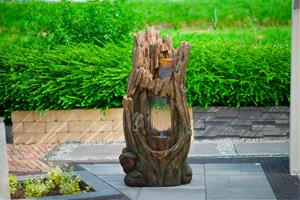 Ubbink Gartenbrunnen "AcquaArte CERDA", Komplettset mit LED