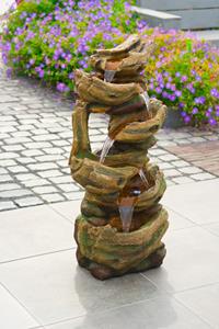 Ubbink Gartenbrunnen "AcquaArte TRABIA", Komplettset mit LED