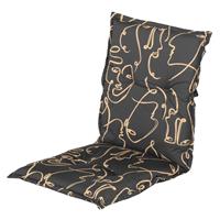 Hartman kussens Tuinkussen lage rug   Faces black