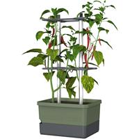 Gusta Garden - Charly Chili - Chiliplanten - Chiliplanter met watertank - Kweekbox - Kweektafel - Donkergroen