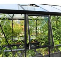 Vitavia Seitenfenster Z für  Gewächshäuser schwarz 3mm ESG