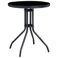 vidaXL 3-tlg. Bistro-Set Schwarz und Anthrazit 