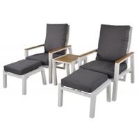Express Coda white wit duo loungeset - 2 persoons