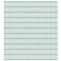 VidaXL Dubbelstaafmat 2008 X 2230 Mm 20 M Groen 10 Stuks