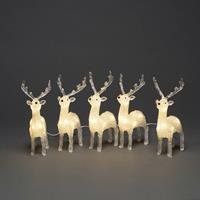 Konstsmide 6288-103 Acryl figuur Energielabel: F (A - G) Rendier Warmwit LED Helder