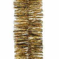 5x Kerst Lametta Guirlandes Goud 270 Cm Kerstboom Versiering/decoratie - Kerstslingers